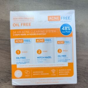 Oil-Free Acne Clearing System - White and Orange